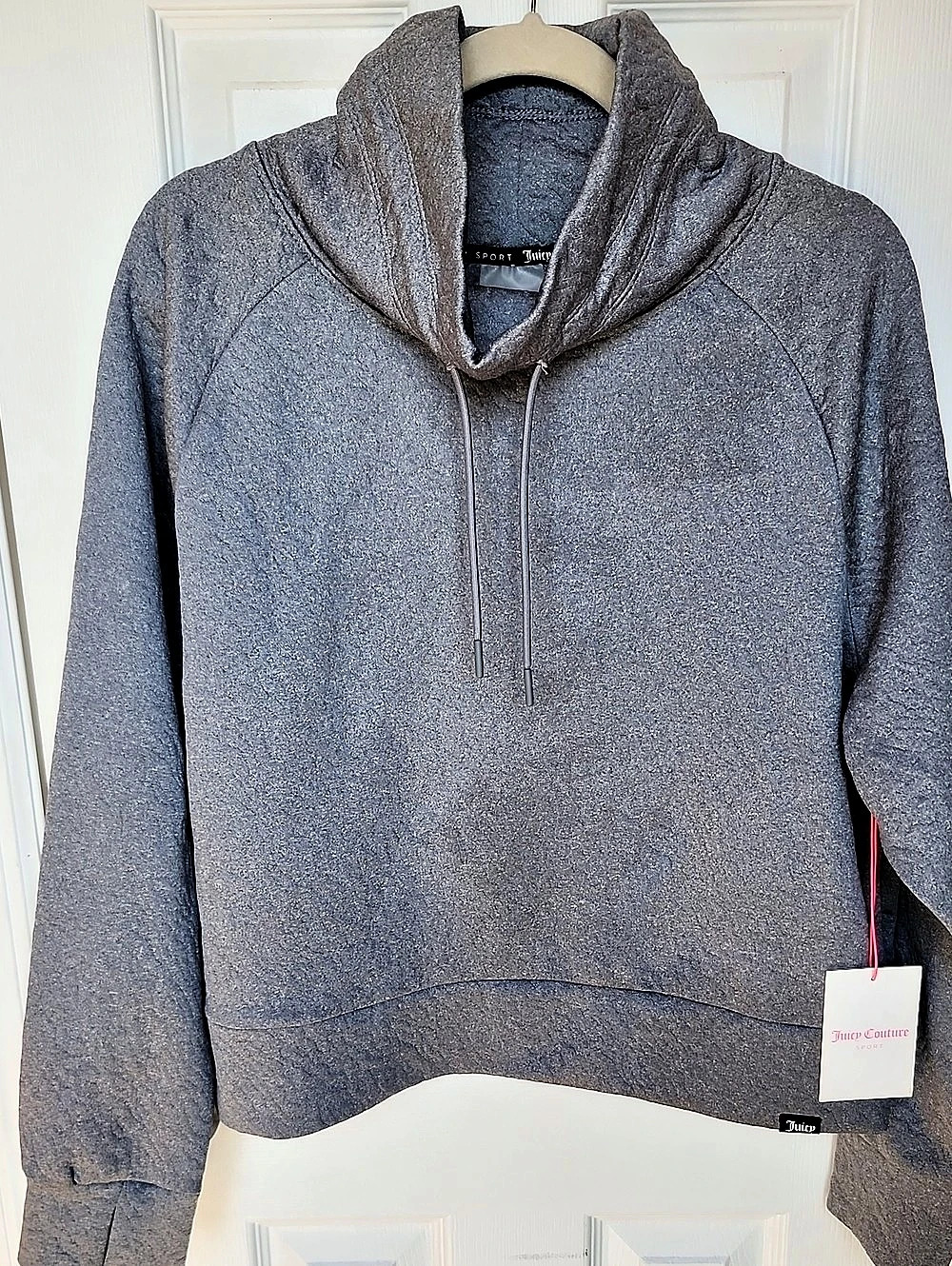 Juicy Couture Sport hoodie Gray Size Large NWT